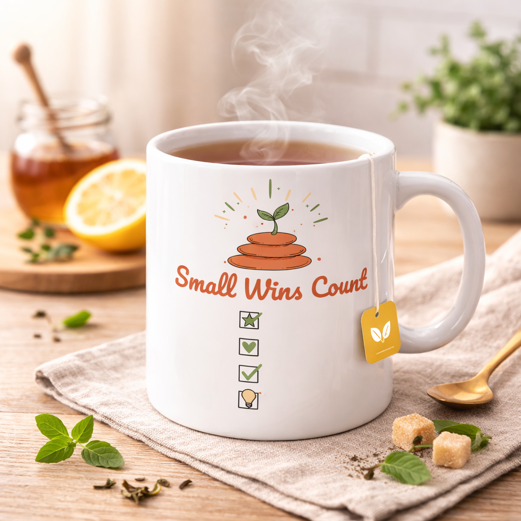 Mug — Small Wins Count Ceramic Coffee Mug (11oz & 15oz)