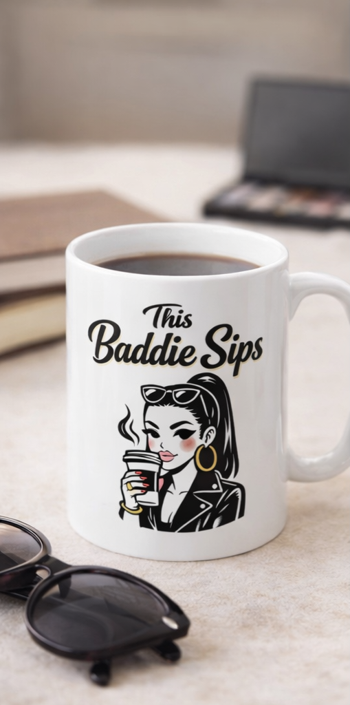 This Baddie Sips High Quality Ceramic Mug 11oz.