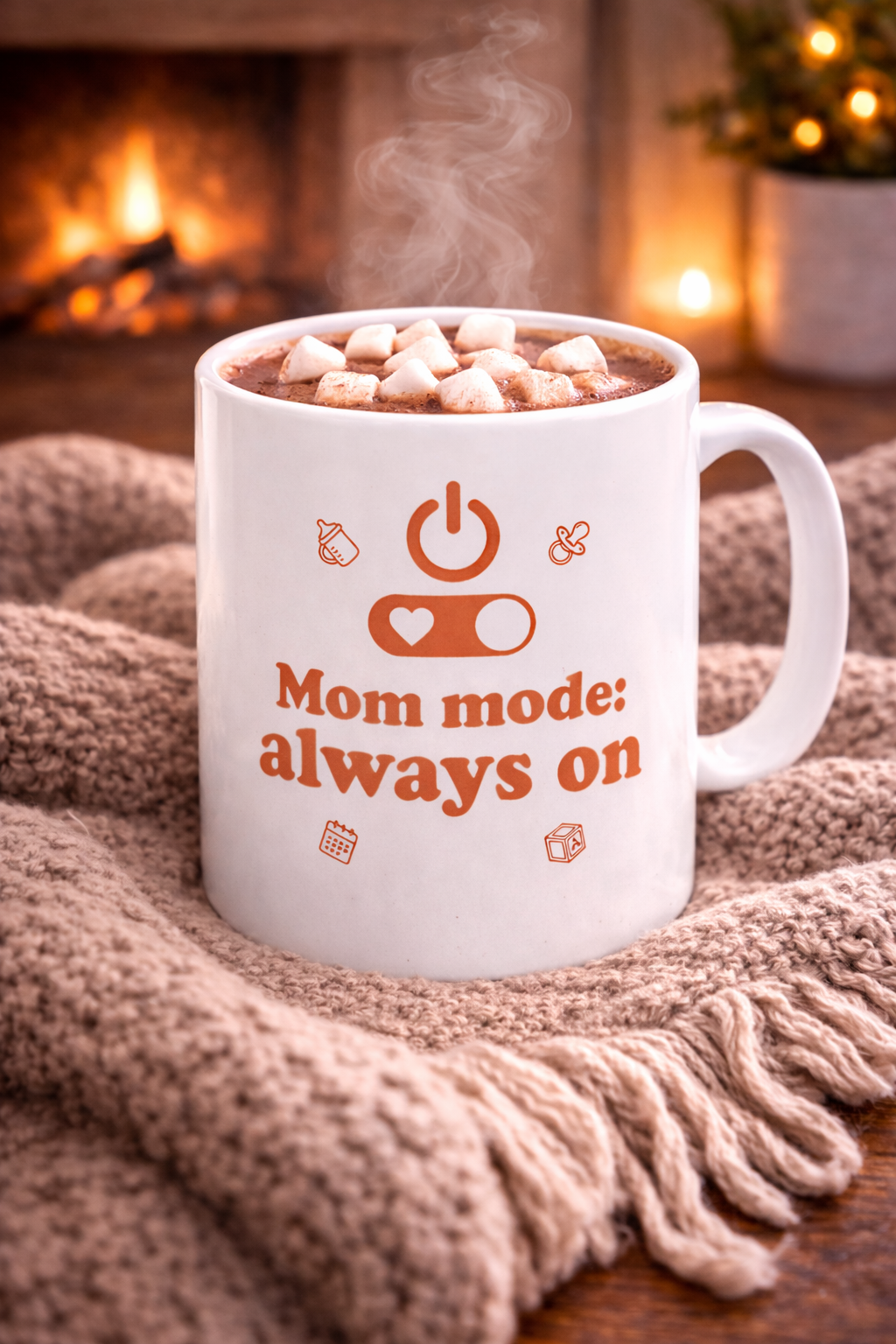Mom Mode Always On Ceramic Mug — Funny Mother's Day Coffee Cup (11oz, 15oz)